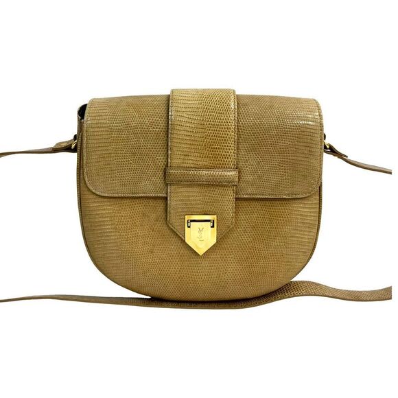 Yves Saint Laurent Lizard Mini Shoulder Bag